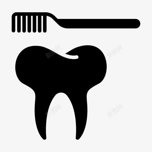 刷子护理牙科图标svg_新图网 https://ixintu.com 刷子 护理 牙医 牙科 牙齿