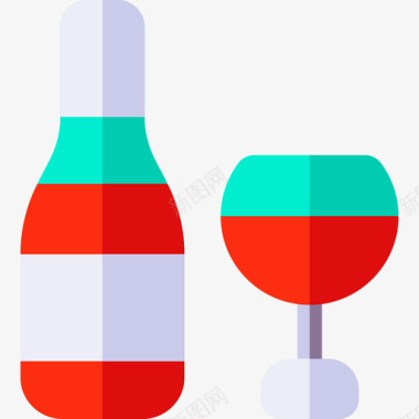 葡萄酒圣诞食品饮料3无糖图标图标