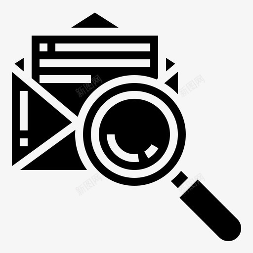 电子邮件通信收件箱图标svg_新图网 https://ixintu.com seoglyph 收件箱 电子邮件 营销 通信 邮件