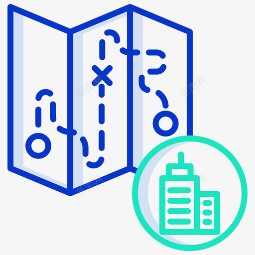 地图旅行导航27轮廓颜色图标svg_新图网 https://ixintu.com 地图 导航 旅行 轮廓 颜色