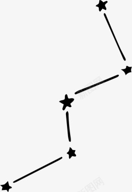 星座图占星术手绘图标图标