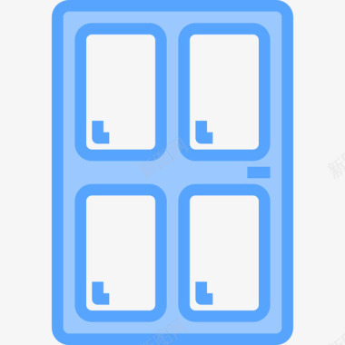 门家具101蓝色图标图标