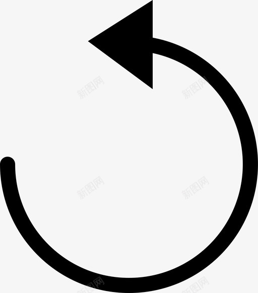 重新加载箭头圆圈图标svg_新图网 https://ixintu.com 刷新 同步 圆圈 箭头 重新加载