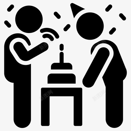 生日庆祝蛋糕仪式图标svg_新图网 https://ixintu.com 仪式 出生 图标 字形 庆祝 生日 聚会 蛋糕