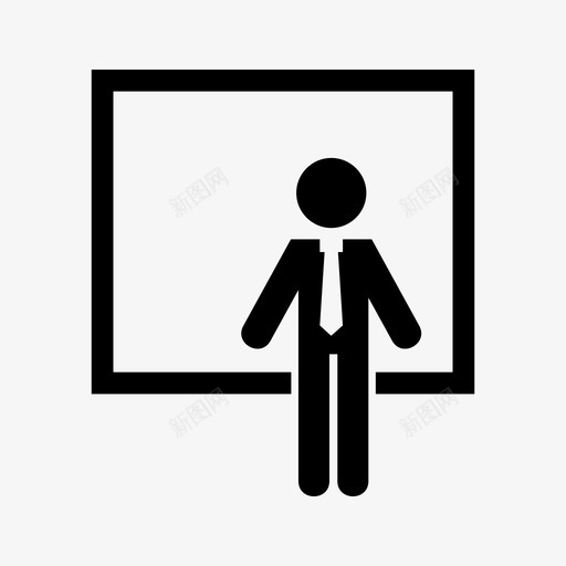 教师班级教室图标svg_新图网 https://ixintu.com 学校 学生 教室 教师 教育 班级