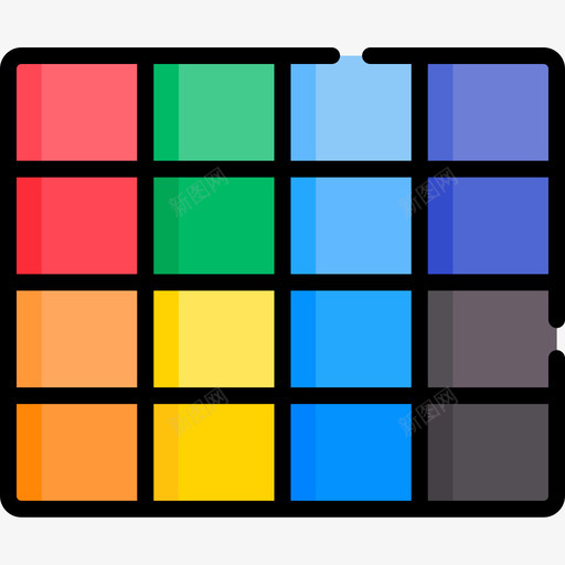 颜色照片编辑工具13线性颜色图标svg_新图网 https://ixintu.com 工具 照片 线性 编辑 颜色