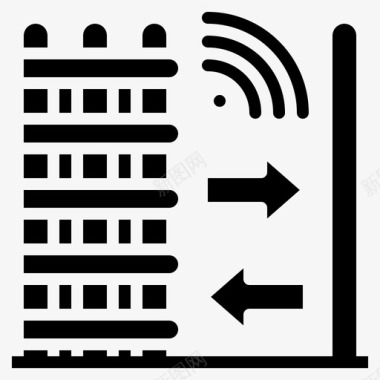 围栏控制家居图标图标