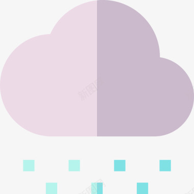 云冬季36平坦图标图标