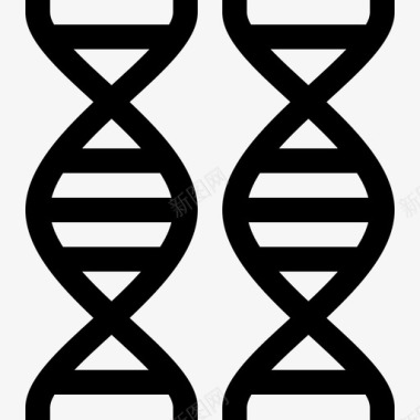 基因组生物工程3线性图标图标