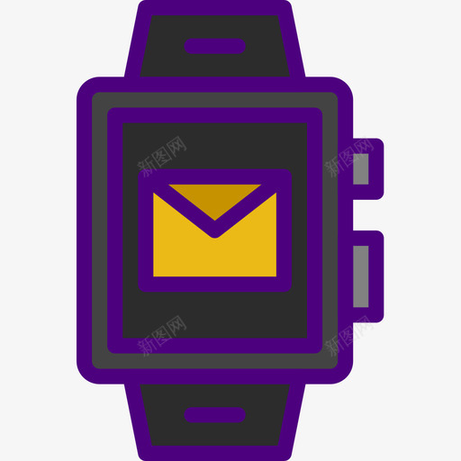 智能手表用户界面智能手表4线性颜色图标svg_新图网 https://ixintu.com 智能手表 用户界面智能手表4 线性颜色