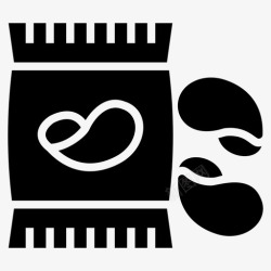薯片icon薯片包薯条包薯条图标高清图片