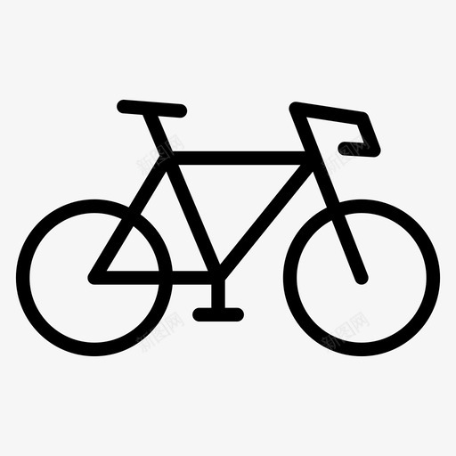 自行车山地车交通工具图标svg_新图网 https://ixintu.com 交通工具 山地 旅行 自行车
