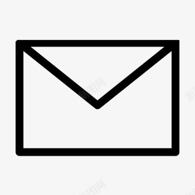 邮件收件箱信封基本图标图标