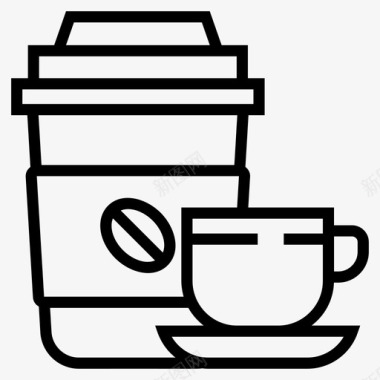 咖啡杯饮料提神饮料图标图标