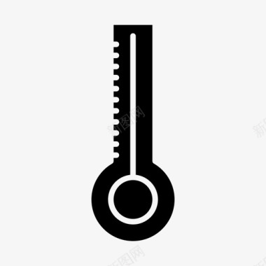 温度计发烧热图标图标