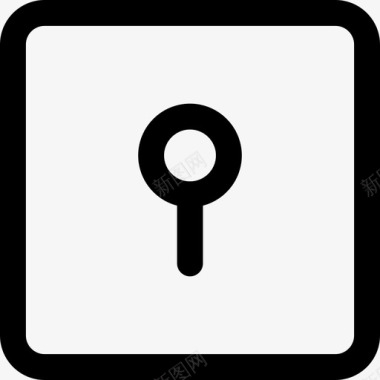 Keyhole登录名9线性图标图标