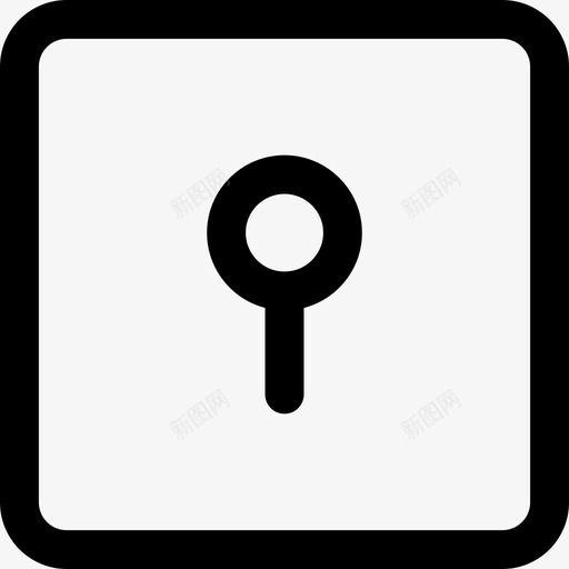 Keyhole登录名9线性图标svg_新图网 https://ixintu.com Keyhole 登录名9 线性