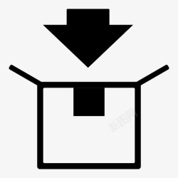 存放标识接收归档存放图标高清图片