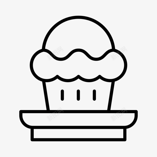 蛋糕大号中世纪图标svg_新图网 https://ixintu.com 中世纪 大号 女王 皇室 皇家 蛋糕