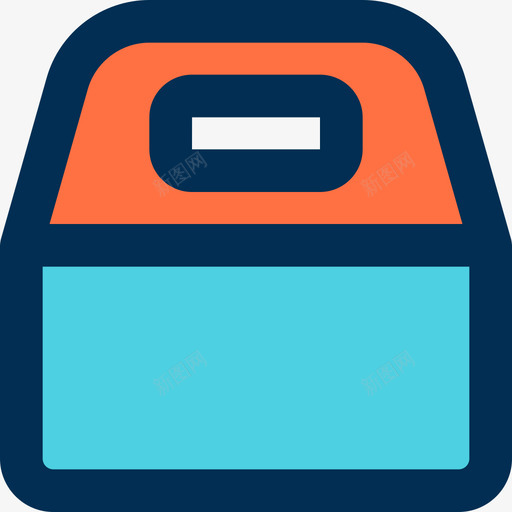 午餐盒袋子和包装3线性颜色图标svg_新图网 https://ixintu.com 包装 午餐 线性 袋子 颜色 餐盒