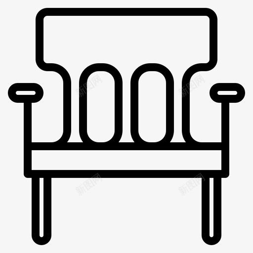 椅子电器装饰图标svg_新图网 https://ixintu.com 家具 房子 椅子 电器 装饰