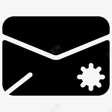 设置电子邮件信封消息图标图标