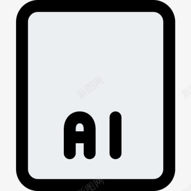 Ai文件图像文件4线性颜色图标图标