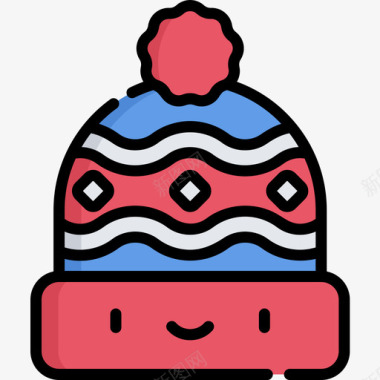 帽冬装及配件6线颜色图标图标
