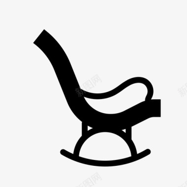 摇椅家具家图标图标