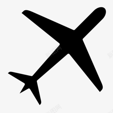 飞机运输131字形图标图标
