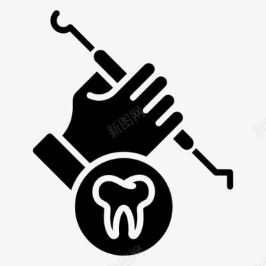 护理牙科牙医图标图标