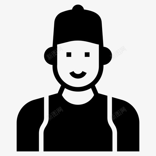 男性头像背包客探险者图标svg_新图网 https://ixintu.com 一组 一组人 人类 人类化 化身 头像 字形 男性