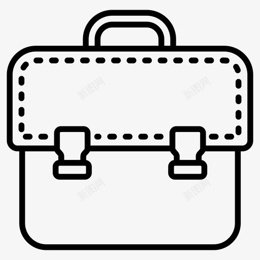 布袋商务包公文包图标svg_新图网 https://ixintu.com 公文包 商务 图标 套装 布袋 手提箱 手袋 背包 钱包