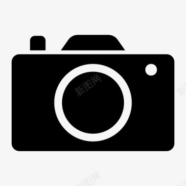 相机无镜照片摄影师图标图标