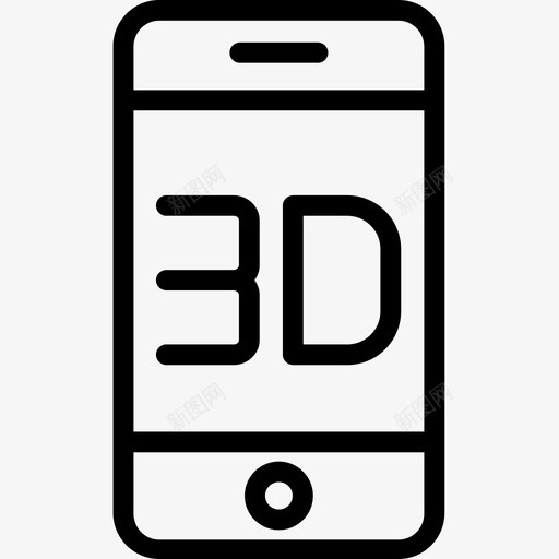 智能手机55技术线性图标svg_新图网 https://ixintu.com 手机 技术 智能 线性