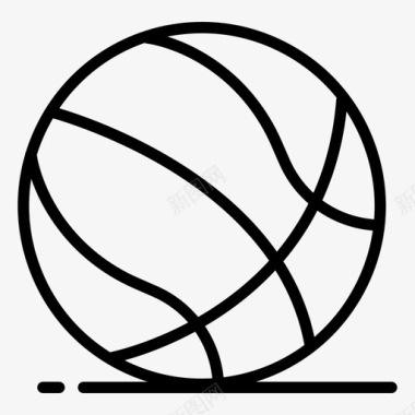 球篮子篮球图标图标