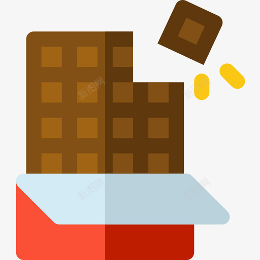 巧克力甜点和糖果5无糖图标svg_新图网 https://ixintu.com 巧克力 无糖 甜点和糖果5