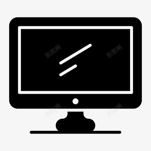 计算机设备imac图标svg_新图网 https://ixintu.com imac pc 屏幕 显示器 计算机 设备