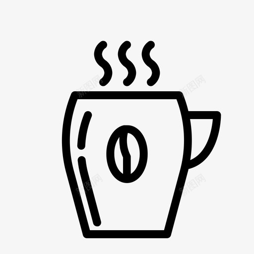 卡布西诺咖啡因卡布奇诺图标svg_新图网 https://ixintu.com 卡布 咖啡 咖啡因 咖啡豆 奇诺 浓缩 西诺