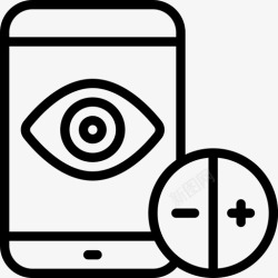 可及性对比度可及性线性图标高清图片