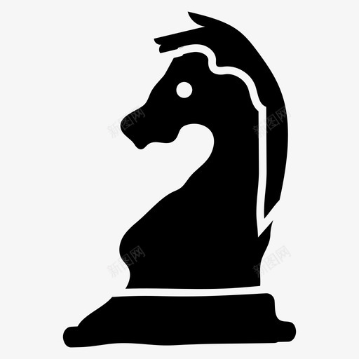战略国际象棋游戏图标svg_新图网 https://ixintu.com 向量 国际象棋 图标 战略 时间管理 游戏 符号 计划 项目 骑士