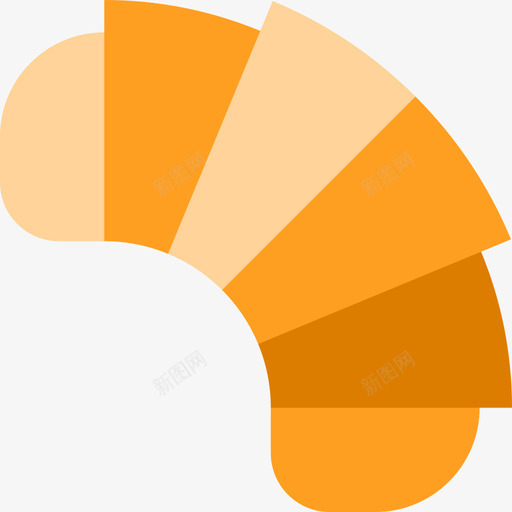 羊角面包咖啡店80平的图标svg_新图网 https://ixintu.com 咖啡店 平的 羊角 面包