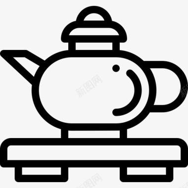 茶壶农历新年34直系图标图标