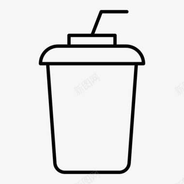 果汁咖啡杯子图标图标