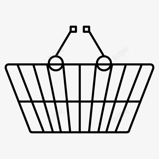 超市篮子购买折扣图标svg_新图网 https://ixintu.com 商店集装箱 折扣 购买 购物车 超市手推车和篮子 超市篮子