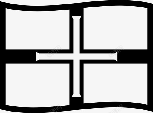 长方形旗帜国家根须图标图标