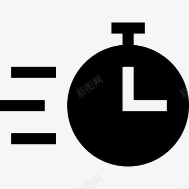 计时器速度表和时间1已填充图标图标
