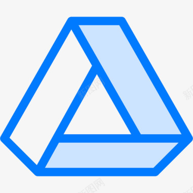 谷歌硬盘logos6蓝色图标图标