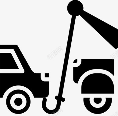 拖车保险39加油图标图标
