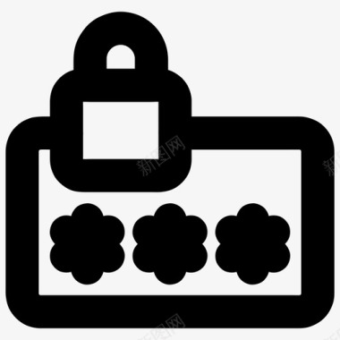 锁定密码隐私图标图标